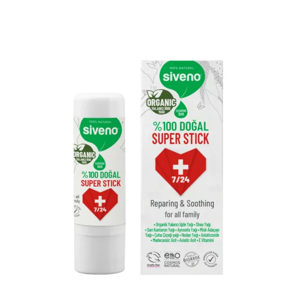 %100 Doğal Süper Stick Anlık Yatıştırıcı Onarıcı Organik Yalancı İğde Yağlı Bitkisel 6g